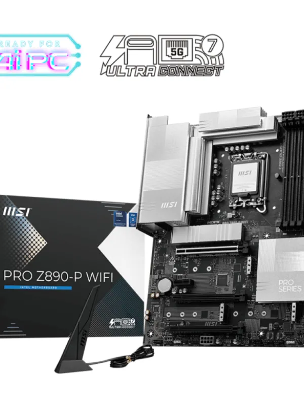 Ürün MSI PRO Z890-P WIFI DDR5 9200 (OC) DVI HDMI ATX Görsel