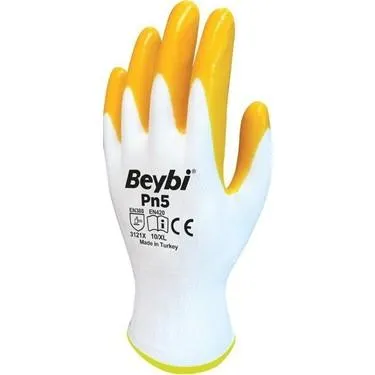 Ürün BEYBİ NİTRİL POLİ PN7 10 BEDEN BEYAZ SARI 1’Lİ ELD Görsel
