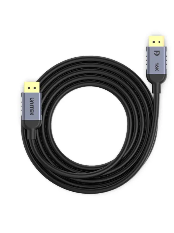Ürün UNITEK DISPLAY PORT 2.1 KABLO 1MT 16K C1626GY01-1M) Görsel