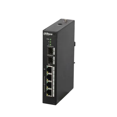 Ürün DAHUA PFS3206-4P-96 4 PORT 4XFE-2XGE/SFP END. 96W POE SWİTCH Görsel