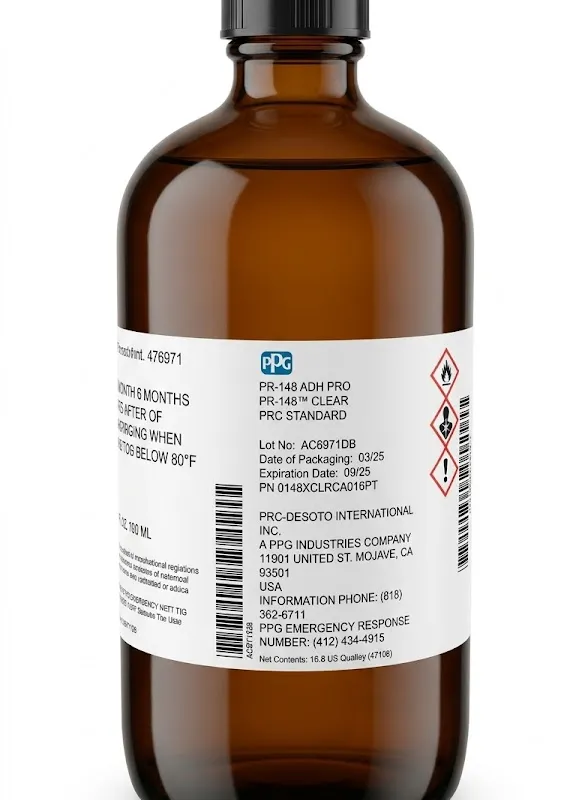 Ürün PPG PR-148 Adhesion Promoter - Havacılık Tipi Yapışma Artırıcı Şeffaf Astar (PRC Standard) Görsel