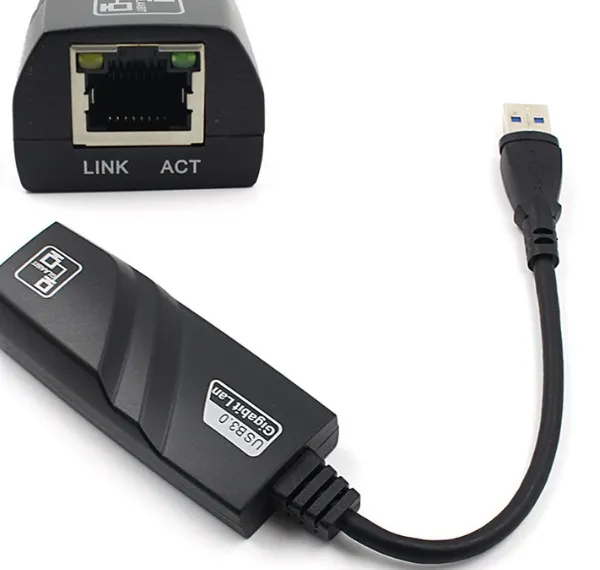 Ürün QPORT Q-UGB1 USB3.0 TO 10/100/1000 GB RJ-45 ETHERNET CEVIRICI Görsel