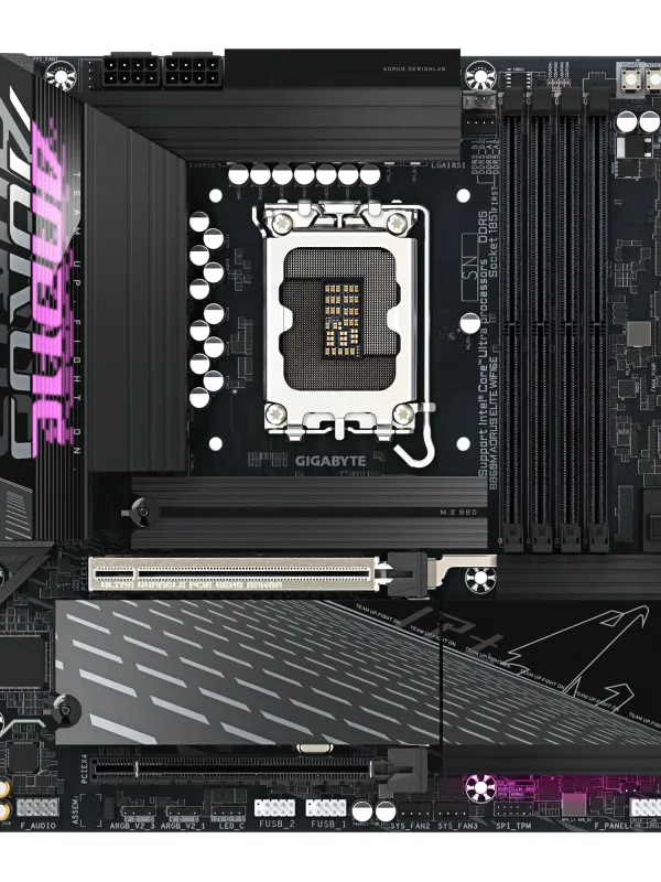 Ürün GIGABYTE B860M AORUS ELITE WIFI6E LGA1851 DDR5 9200MHz ANAKART Görsel