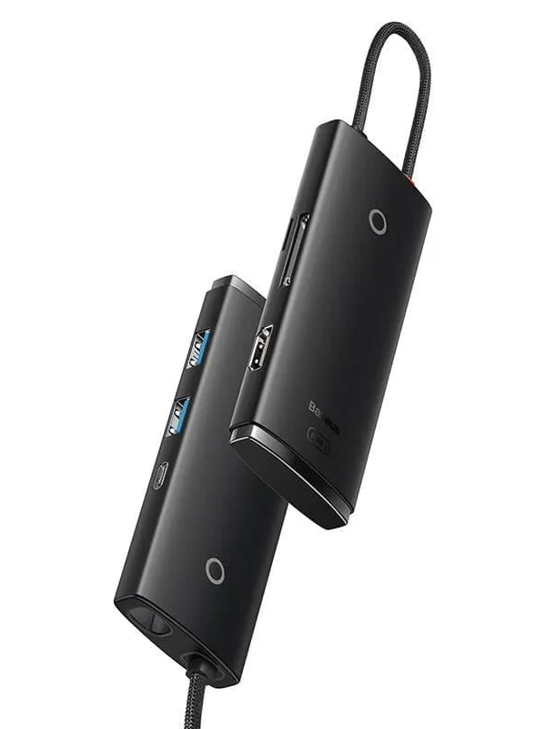 Ürün BASEUS LITE 6 IN1 TYPE-C HUB - SIYAH Görsel